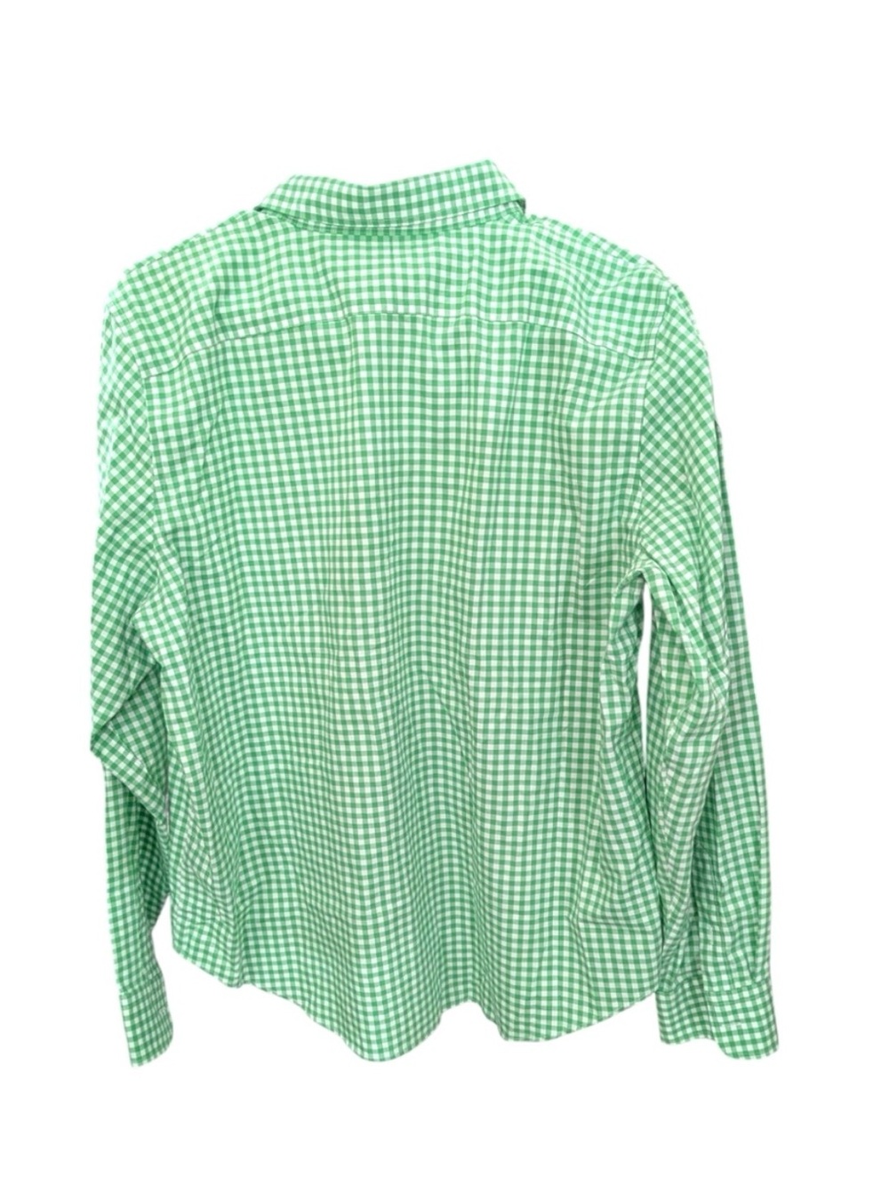 Ralph Lauren Green Gingham Button-Down Shirt - Women - Picture 7 of 12